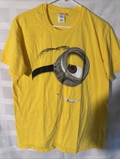 Original Tag Minions Yellow T-Shirt Mens Size Large Despicable Me picture