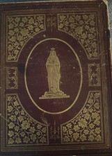 Life of the Blessed Virgin Mary - Mrs. J. Sadlier - 1866 leather illus picture