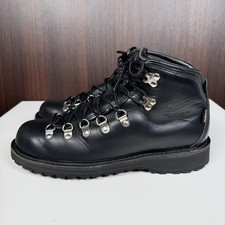 Danner Mountain Pass Black Glace GoreTex Hiking Boots Mens 9 EE USA Rugged picture