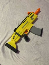 Nerf Fortnite AR-L Elite Dart Blaster 2020 Scar Motorized Gun E6158 /Used/TESTED picture