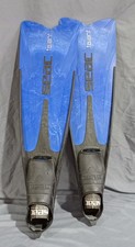 Pair Of Seac Talent 0710024203466A Pinne Talent Camo Blue 39/40 picture