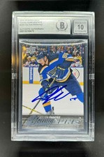 Colton Parayko Signed 2015/16 Upper DeckYoung Guns RC #235 Beckett BAS 10 auto picture