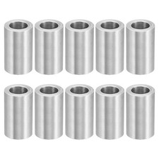 M10 Aluminum Spacers, 10 Pcs Metal Spacer Aluminum 10.2mm IDx16mm ODx27mm L picture