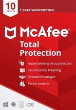 McAfee Total Protection 2026 10 Devices 1 Year Antivirus Security picture