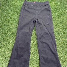 Spanx Pull On Boot Jeans Womens Small S Black Stretch picture