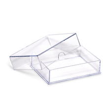 10 Pack of 50 Count 2 Piece Slider Box Card Deck Booklet Holder Clear Plastic picture