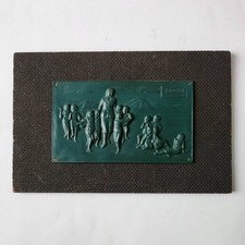 Vintage Japanese Relief Wall Plaque Heiwa no Gunzo Peace Statues Art picture