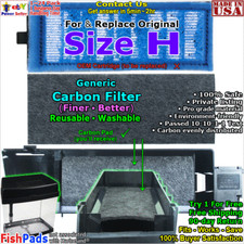 Generic Filters Fit Marineland non-OEM Rite-Size H Eclipse, PFE, Glass 25, 29,37 picture