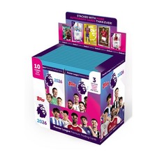 2025-26 Topps Premier League Debut Soccer Trading Cards 28 Pack Box (Retail) picture