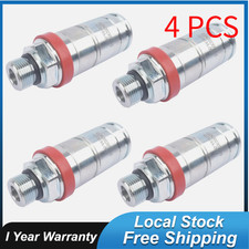4PCS Hydraulic Female Quick Release Coupling For John Deere 6400 6420 6800 7430 picture