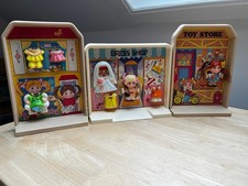 VINTAGE KNICKERBOCKER DOLLY POPS POPTOWN PLAYSET picture