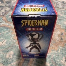 Vintage 2002 Spider-Man Bobblehead Black Symbiote Suit Marvel Figure NIB picture