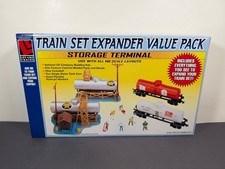 Life Like Trains Set Expander Pack STORAGE TERMINAL HO Scale Building Kit 1744 picture
