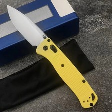 Yellow Bugout Style Lightweight Folding Knife 2.95