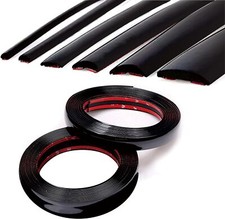 6mm-70mm Glossy Black Car Door Body Bumper Strip Exterior Molding Trim 5-50FT picture