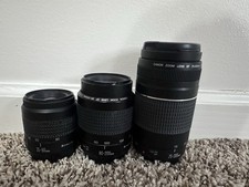 Canon Camera Zoom Lens EF 75-300MM / 80-200MM /  & 35-80MM With Free Case picture