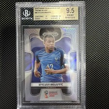2018 Panini Prizm World Cup Kylian Mbappe #80 France Silver BGS 9.5 picture