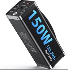 Portable PowerStation 150W, 133.2Wh/36000mAh Fast Charging with 5 Outputs AC Opt picture