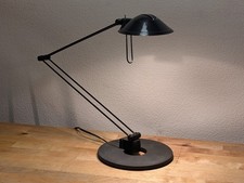 Vintage 90s IKEA Antifoni Table Lamp Matte Black Adjustable Halogen Postmodern picture
