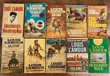 Louis L'Amour Lot Of 10 Western Paperback Books  picture
