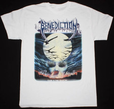 Benediction Band Album Heavy Cotton White All Size T Shirt For Men AG521 picture