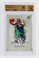 2012 SP Authentic Draymond Green RC BGS 10 Auto 10 Pop 1 GS Warriors Rookie MSU picture