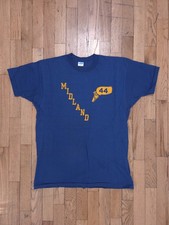 1970s Vintage Champion Midland Flocked Print Tee picture