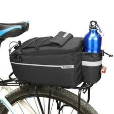 Bike Rear Rack Bag 10L Insulated Bicycle Trunk Bag Storage Luggage Cargo Bag picture