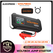 WOLFBOX JS24 4000A Portable Jump Starter Battery Pack Power Bank 24000mAh  picture