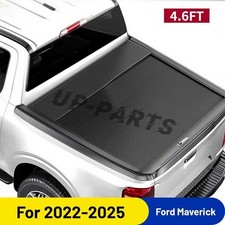 NEW 4.6FT Retractable Truck Bed Hard Tonneau Cover For 2022-25 Ford Maverick picture