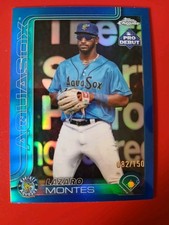 2025 Topps Pro Debut Lazaro Montes Blue Refractor /150 picture