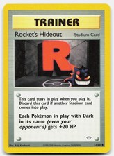 Rocket's Hideout 63/64 Uncommon Neo Revelation Pokemon Unlimited Lightly Played picture