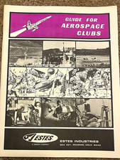 Vintage 1971 Estes Guide for Aerospace Clubs Booklet Catalog 2817 Dane Boles picture