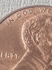 2005 Lincoln Penny - Closed AM & Die Crack Error, No Mint Mark (Circulated) picture