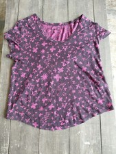 Zadig and Voltaire top stars crosses pink black M NWOT picture