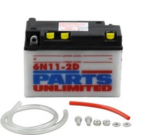 PU Conventional Battery Kit 6V fits Honda C70 Passport 1980-1981 picture