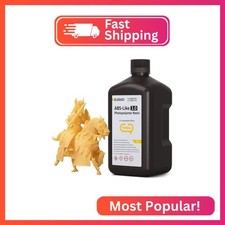 ELEGOO ABS-Like 3.0 3D Printer Resin Yellow 2000g, High Precise Printing Resin, picture