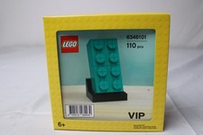 Lego VIP Buildable 2x4 Teal Brick 6346101 New Factory Sealed 110pcs *Retired* picture