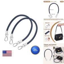 uxcell Leather Purse Strap 2Pcs 50cm/19.69