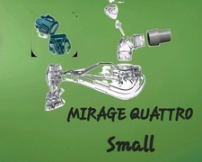 Mirage Quattro SMALL Replacement Swivel Elbow & Frame w/Clips picture