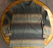 Rare 1991 XL (New) Noatak Outdoor Sport Wool Work Utility Jacket Coat Brown Tan picture