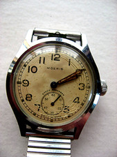 Moeris made Swiss Stainless Steel Mens Wrist Watch  Military Type picture
