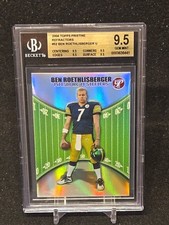Ben Roethlisberger 2004 Topps Pristine #52 Refractor 144/499 BGS 9.5 Rookie RC picture