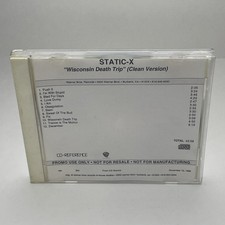 Static-X Wisconsin Death Trip (Clean Version) Promotional CD Reference Nu Metal picture
