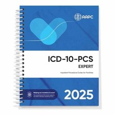 ICD-10-PCS Complete Code Set 2025 - Spiral-bound, by AAPC - Very Good picture