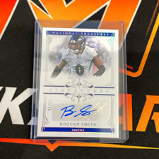 2025 Panini National Treasures Roquan Smith Signatures Auto Holo Silver /25 picture