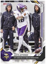 Justin Jefferson - 2026-27 NFL Topps NOW Card 22 Presale Minnesota Vikings picture