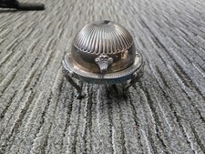 Vintage, 1883 F B Rogers Silver Co., 273 Dome Roll Top Caviar/Butter Dish Server picture