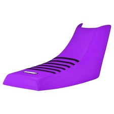 1988 - 2006 YAMAHA WARRIOR Gripper Seat cover all PURPLE/BLACK rib Enjoy #111 picture