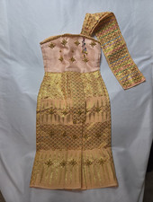 Handmade Thai Inspired Toddler/child Dress. L24